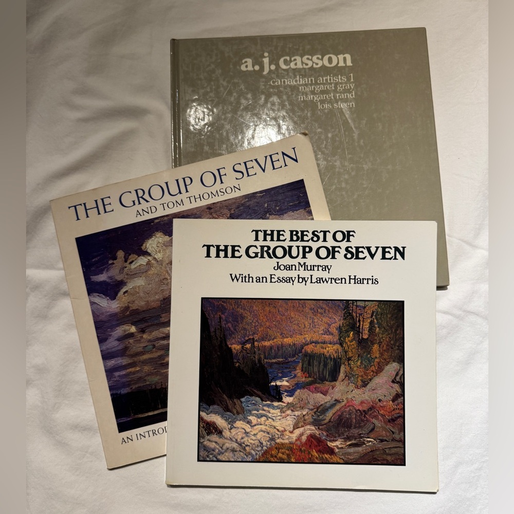 💛3x Group of Seven Art Books
